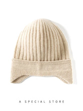 Load image into Gallery viewer, Cashmere Earflap Beanie