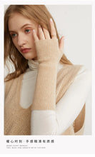 Load image into Gallery viewer, 100% Cashmere Fingerless Gloves