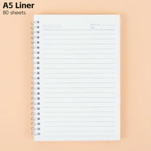 Load image into Gallery viewer, Spiral Notebook - 80 Sheets Lined Journal & Sketchbook
