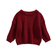 Load image into Gallery viewer, Little Ones Cotton Knit Pullover Sweater