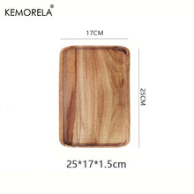Load image into Gallery viewer, Acacia Wood Coffee & Tea Tray - Decorative Serving Tray