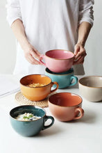 Load image into Gallery viewer, 700ml Large Ceramic Coffee Mug