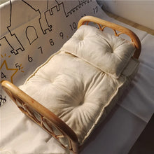 Load image into Gallery viewer, Newborn Rattan Bed Toy and Photography Prop
