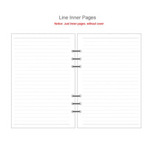 Load image into Gallery viewer, Transparent Diary Binder/Notebook Planner