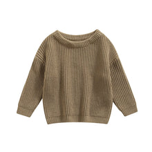 Load image into Gallery viewer, Little Ones Cotton Knit Pullover Sweater