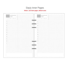 Load image into Gallery viewer, Transparent Diary Binder/Notebook Planner