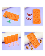 Load image into Gallery viewer, Halloween Silicone Molds - Skull, Pumpkin, Witch & Ghost Baking Tools
