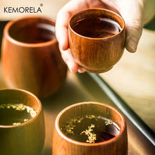 Load image into Gallery viewer, 2PCS Japanese Wooden Tea Cups