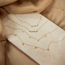 Load image into Gallery viewer, GD Wholesale Elegant Gift Tarnish Free Jewelry mother day 18k Gold Plated Stainless Steel initial Mama Chain Necklace Choker