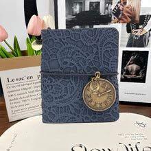Load image into Gallery viewer, Mini Leather Pocket Notebook - Portable Retro Sketchbook & Daily Planner