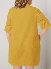 Load image into Gallery viewer, Summer Lace Bohemian V-Neck Flare Sleeve Dress