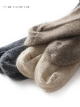 Load image into Gallery viewer, 100% Cashmere Women's Warm Lounge Socks