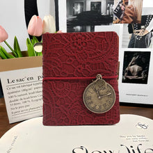 Load image into Gallery viewer, Mini Leather Pocket Notebook - Portable Retro Sketchbook & Daily Planner