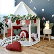 Load image into Gallery viewer, Canvas Castle Tent for Kids' Indoor Play and Reading