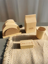 Load image into Gallery viewer, Montessori Wooden Coffee, Tea and Baguette Pretend Play Set