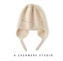 Load image into Gallery viewer, Cashmere Aviator Hat with Earflaps - Unisex
