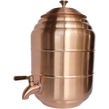 Load image into Gallery viewer, Pure Copper Water Dispenser with Stainless Steel Faucet & Lid