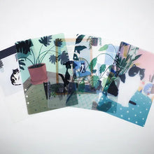 Load image into Gallery viewer, Transparent Diary Binder/Notebook Planner