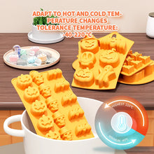 Load image into Gallery viewer, Halloween Silicone Molds - Pumpkin, Bat, Skull, Ghost Shapes