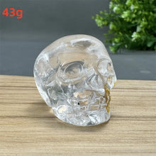 Load image into Gallery viewer, Natural White Quartz Crystal Skull Statue