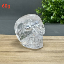 Load image into Gallery viewer, Natural White Quartz Crystal Skull Statue