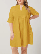 Load image into Gallery viewer, Summer Lace Bohemian V-Neck Flare Sleeve Dress
