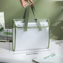 Load image into Gallery viewer, Large Capacity Portable Transparent Waterproof Expandable File Folder