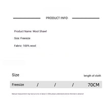 Load image into Gallery viewer, 100% Wool Oversized Knitted Poncho Shawl