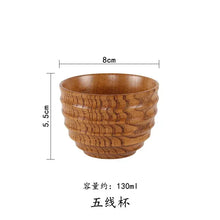 Load image into Gallery viewer, Wood Handle Cups Beer Tea Coffee Milk Water Cup Kitchen Bar Drinkware for Kitchen Coffee Mug