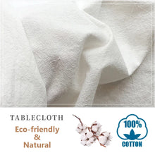 Load image into Gallery viewer, Flounce Cotton Tablecloth