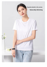 Load image into Gallery viewer, Silk & Cotton Women's Luxury T-Shirt
