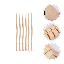 Load image into Gallery viewer, 6 Pcs Artificial Wood Snake Kids Toy Lifelike Wooden Tricky Props Boys Realistic Animal Novelty Jointed Scare Prank