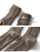 Load image into Gallery viewer, 100% Cashmere Women's Warm Lounge Socks