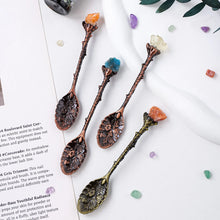 Load image into Gallery viewer, 5PCS Natural Crystal Raw Stone Spoon Set