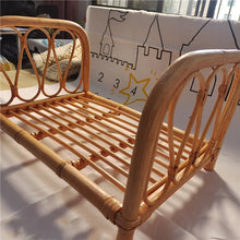 Load image into Gallery viewer, Newborn Rattan Bed Toy and Photography Prop