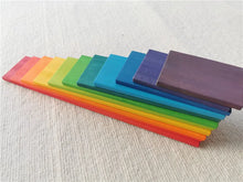 Load image into Gallery viewer, Wooden Rainbow Arch Stacking Blocks & Peg Dolls