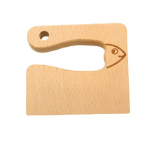 Load image into Gallery viewer, Safe Wooden Kids Knife - Montessori Cooking & Chopping Toy
