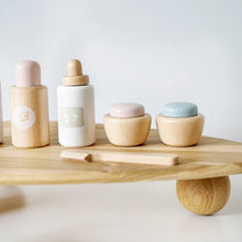 Load image into Gallery viewer, Wooden Pretend Play Spa Makeup Set