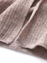 Load image into Gallery viewer, 100% Wool Oversized Knitted Poncho Shawl