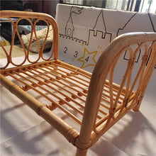 Load image into Gallery viewer, Newborn Rattan Bed Toy and Photography Prop