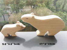 Load image into Gallery viewer, Colorful Wooden Animal Stacking Blocks - Forest & Safari Toys