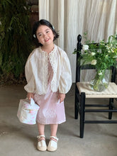 Load image into Gallery viewer, 8742 Children's Clothes 2024 Spring New Korean Girl's Lace Shirts Cardigan Tops Or Girl's Vest Dress