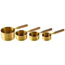 Load image into Gallery viewer, 4PCS Stainless Steel Measuring Spoons with Wooden Handle