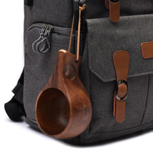 Load image into Gallery viewer, 210ml Outdoor Cup Kuksa Camping Mug Coffee Milk Cups Mugs Acacia-Wood Drinkware Bushcrafts Artifact Kitchen