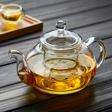 Load image into Gallery viewer, Heat-Resistant Glass Teapot with Infuser, 400ml to 1000ml