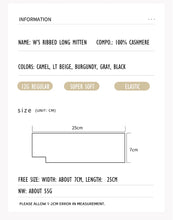 Load image into Gallery viewer, 100% Cashmere Fingerless Gloves