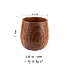 Load image into Gallery viewer, Wood Handle Cups Beer Tea Coffee Milk Water Cup Kitchen Bar Drinkware for Kitchen Coffee Mug