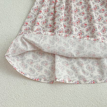 Load image into Gallery viewer, Kids Clothes Fashion Girl Dress Flower Embroidery Retro Lace Dress Cotton Princess Vestido Casual Round Neck Summer New Sweet