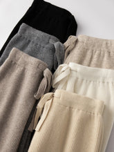 Load image into Gallery viewer, 100% Wool Wide-Leg Knitted Pants