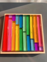 Load image into Gallery viewer, Kids 3D Acrylic Crystal Gem Wooden Blocks